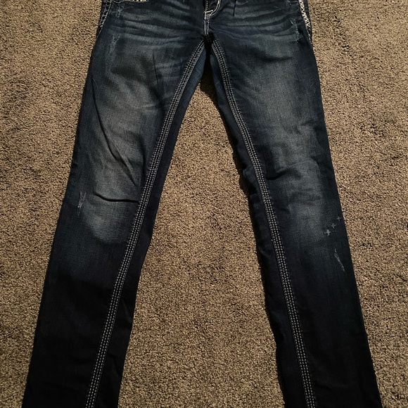 Rock Revival Erin easy skinny jeans sz 26 - Picture 13 of 13